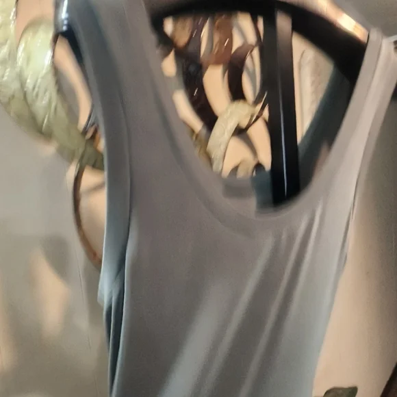 BOSTON PROPER Form Fitting Acetate Tank Dress - Picture 8 of 11